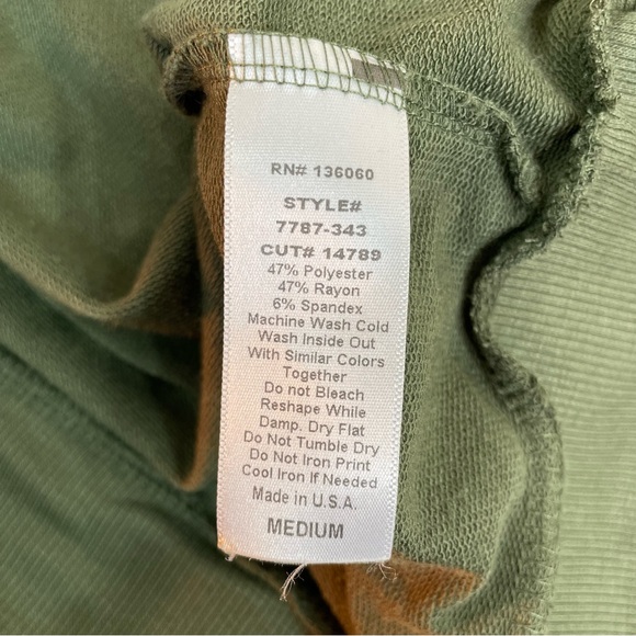 Project Social T Travis Olive Green Boatneck Top - Picture 6 of 8
